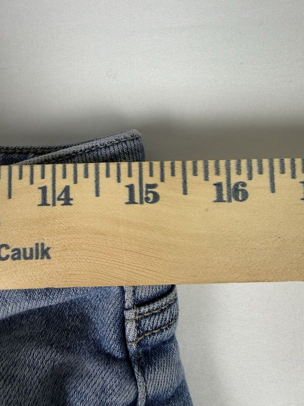 Hidden‎ High Waisted Straight Jean Raw Hem Stretch Women’s 31 - Picture 5 of 8